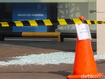 Video Heboh Kaca Kantor BGN Pecah, Polisi Sebut karena Cuaca Panas