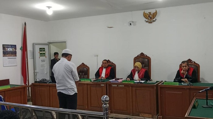 Kades Permata baru jalani sidang vonis di Pengadilan Tipikor PN Palembang