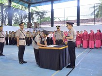 Sertijab Polri di Gorontalo: 6 Pejabat Utama Polda-2 Kapolres Resmi Berganti