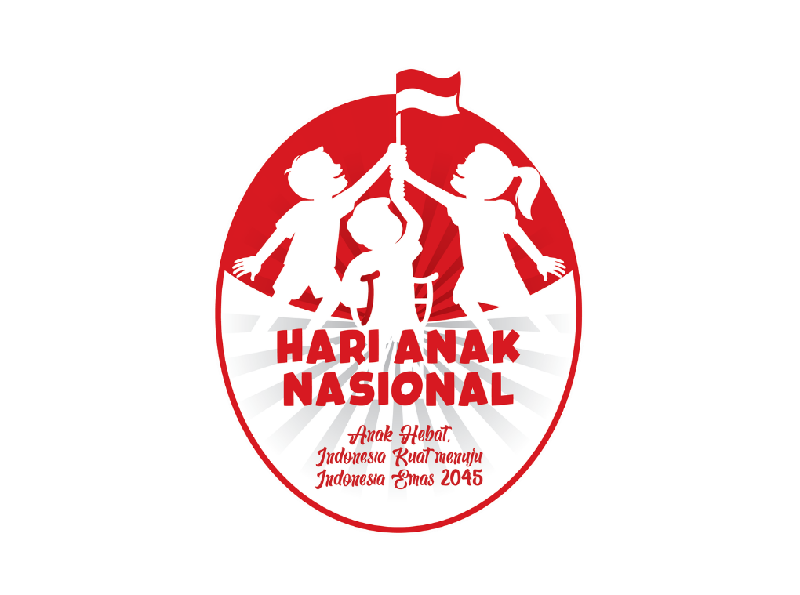 Logo HAN 2026 Logo Hari Anak Nasional ke-42 Tahun 2026