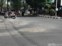 Lubang di Jalan Senam Medan yang Dikeluhkan Warga Sudah Ditutup