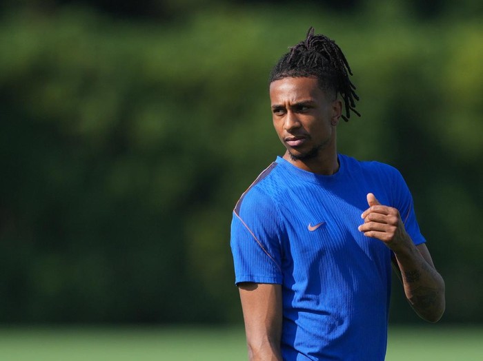 Soccer Football - FIFA World Cup 2026 - France Training - Philadelphia Eagles Performance Centre, Philadelphia, Pennsylvania, U.S. - July 3, 2026 Frances Michael Olise during training IMAGN IMAGES via Reuters/James Lang