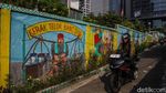 Sambut 5 Abad Jakarta, Mural Bertemakan Betawi Hiasi Gang di Setiabudi