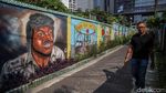 Sambut 5 Abad Jakarta, Mural Bertemakan Betawi Hiasi Gang di Setiabudi
