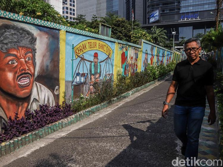 Sambut 5 Abad Jakarta, Mural Bertemakan Betawi Hiasi Gang di Setiabudi