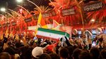 Lautan Pelayat Beri Penghormatan Terakhir untuk Ali Khamenei di Karbala