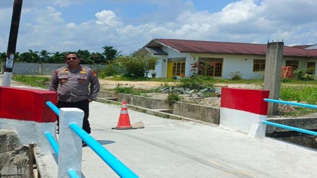 Polda Riau menuntaskan pembangunan 80 Jembatan Merah Putih, termasuk 7 di antaranya di Kota Pekanbaru, Rabu (8/7/2026)