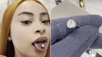 Rapper Ini Pamer Tindik Lidah Berlian Terbesar di Dunia, Bernilai Rp 900 Juta