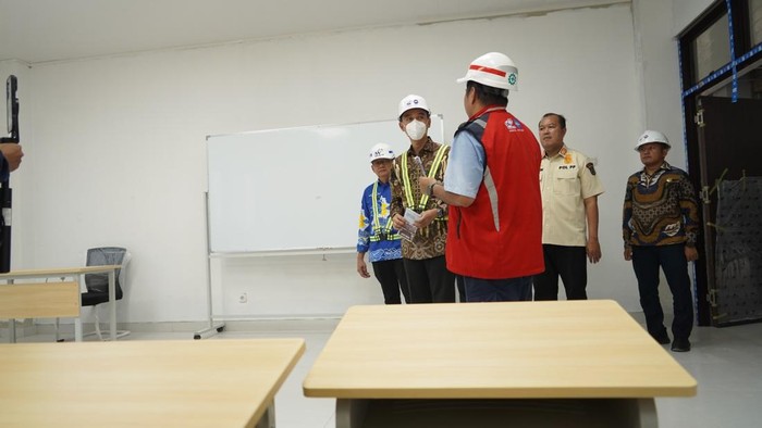 Salah satu ruang kelas Sekolah Rakyat di OKI.