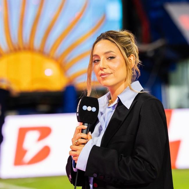 Foto Sofi Martinez, Reporter Piala Dunia yang Disebut Selingkuhan Lionel Messi