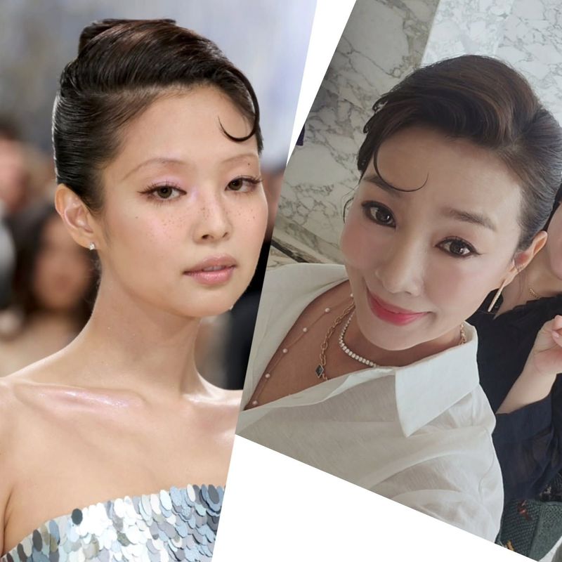 Aktris-presenter Kim Won Hee minta maaf usai menirukan gaya rambut Jennie BLACKPINK di MET Gala 2026.