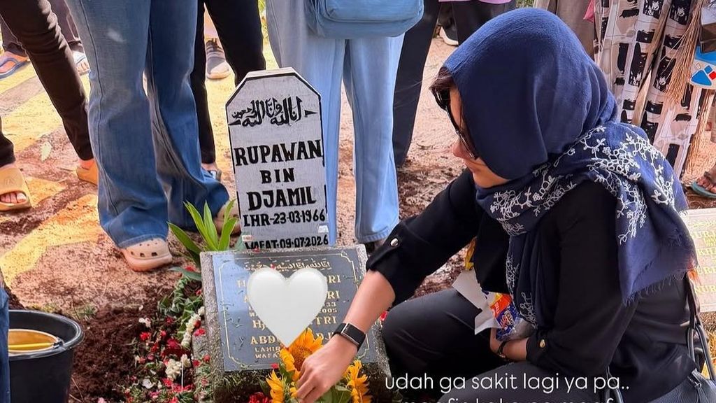 Audi Marissa Berduka, Ayah Meninggal Dunia