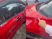 Mobil Wisatawan di Kerinci Mengelupas Saat Diparkir, Diduga Dirusak OTK