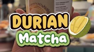 Video Unik! Minuman Ini Padukan Ceremonial Matcha dan Durian Black Thorn