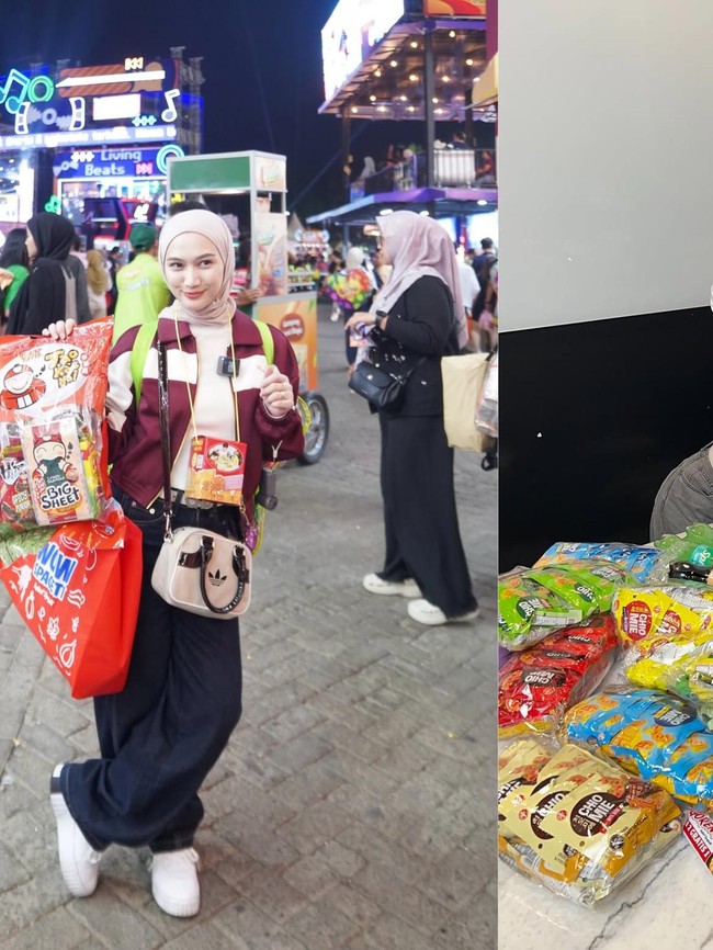 Heboh! Melody Laksani ke PRJ 2026, Borong Jajanan hingga Snack Jumbo
