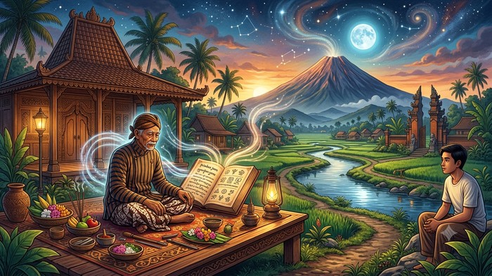 Ilustrasi weton Jawa.