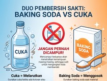 Baking Soda Vs Cuka, Mana yang Lebih Ampuh buat Bersihkan Noda Bandel?