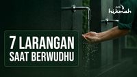 7 Larangan Saat Berwudhu