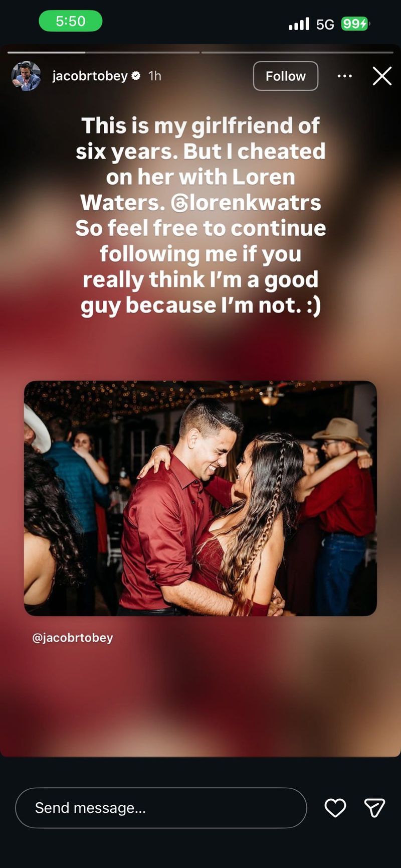 Jacob Tobey Dituduh Selingkuh Jacob Tobey Dituduh Selingkuh