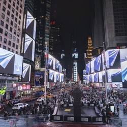 Karya Seni Tromarama Asal Bandung Mejeng di Billboard Times Square