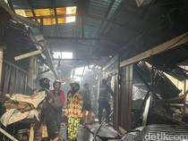 Pasar Lima Banjarmasin Terbakar, 162 Kios Hangus