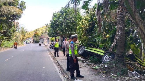Polisi olah TKP di wilayah Samuh, Desa Bugbug, Karangasem, Jumat (10/7/2026).