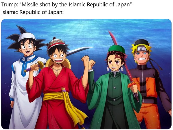 Meme Islamic Republic of Japan Meme Islamic Republic of Japan muncul dan ramai akibat Presiden AS Donald Trump salah ucap menyebut Iran sebagai Jepang.
