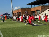 Rizki Ridho Selalu Semringah Latihan Bersama Timnas di Bali