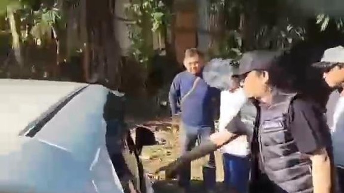Pelaku perampokan mobil lansia di Malang saat ditangkap