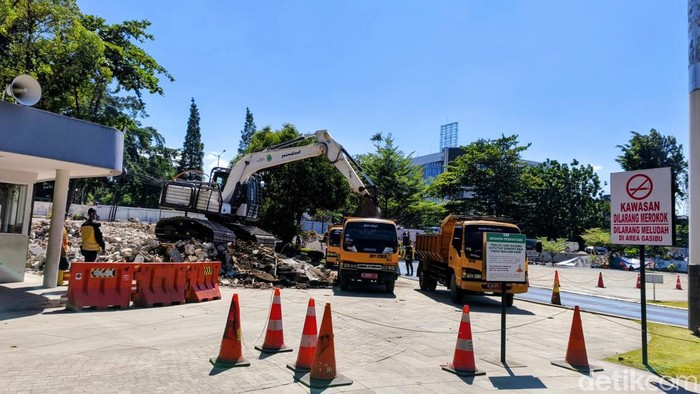 Perpustakaan Gasibu dibongkar