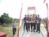 7 Jembatan Merah Putih di Kuansing Resmi Beroperasi, Simbol Kebersamaan
