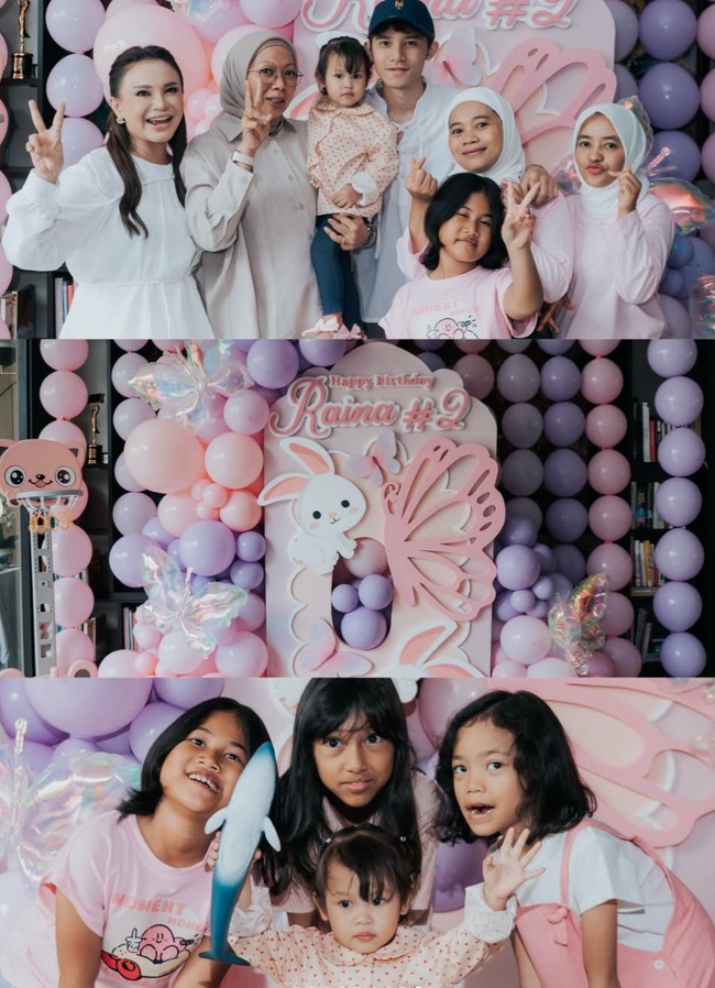 Sudah dirawat Rossa sejak bayi, Raina terlihat tak hanya dekat dengan Rossa, melainkan juga para anggota keluarga barunya. Foto: Instagram/@itsrossa910