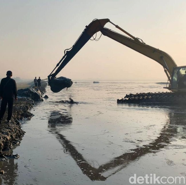 Potret Tanggul Lumpur Lapindo Bocor di Titik 10D