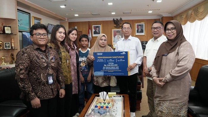 TASPEN Salurkan Manfaat JKK & JKM Rp 1,08 M ke 2 Keluarga ASN di Kepri
