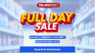 Transmart Full Day Sale Besok Datang Lagi! Serbu Pesta Diskon 50% + 20%