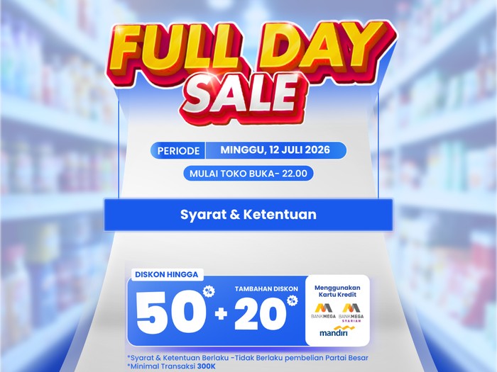Transmart Full Day Sale 12 Juli