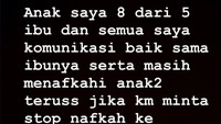 Vicky Prasetyo curhat lagi di media sosial setelah Fangfang, istri sirinya muncul dan mengaku ditelantarkan. Setelah buka suara dan membantah tuduhan Fangfang, Vicky menegaskan dirinya mempunyai 8 anak dari 5 ibu berbeda, semua masih berkomunikasi dengan baik dan dia nafkahi. Foto: Instagram @vickyprasetyo777