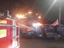 Warung Manisan di Pasar Lubuklinggau Ludes, Nyaris Membakar Toko Lain