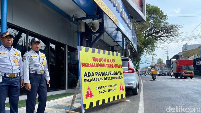 Ada Karnaval, Polisi Terapkan Skema Buka Tutup Jalur Protokol Kota Batu