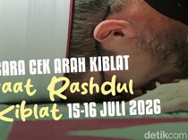 Cara Cek Arah Kiblat saat Rashdul Kiblat 15-16 Juli 2026