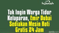 Tak Ingin Warga Tidur Kelaparan, Emir Dubai Sediakan Mesin Roti Gratis 24 Jam