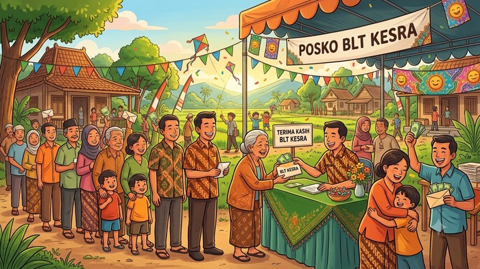 Ilustrasi BLT Kesra Rp 900.000.