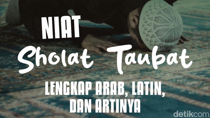 infografis niat sholat taubat