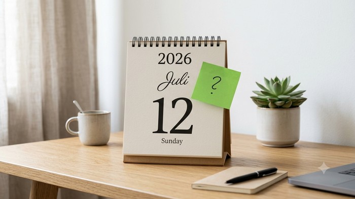 Kalender 12 Juli 2026