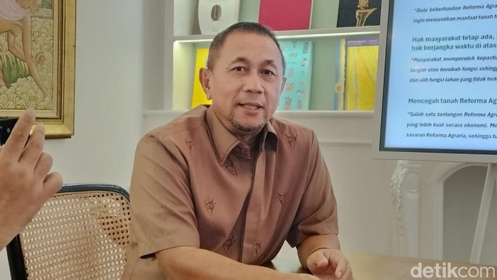 Kepala Divisi Perencanaan Strategis Badan Bank Tanah Gatot Trihargo
