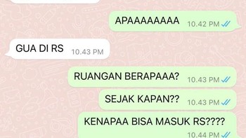 Modus masuk RS. Foto: X.com