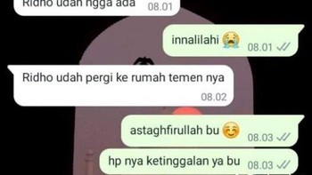 Ridho sudah pergi... Foto: X.com