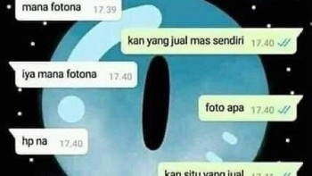 Lupa penjual ponsel... Foto: X.com