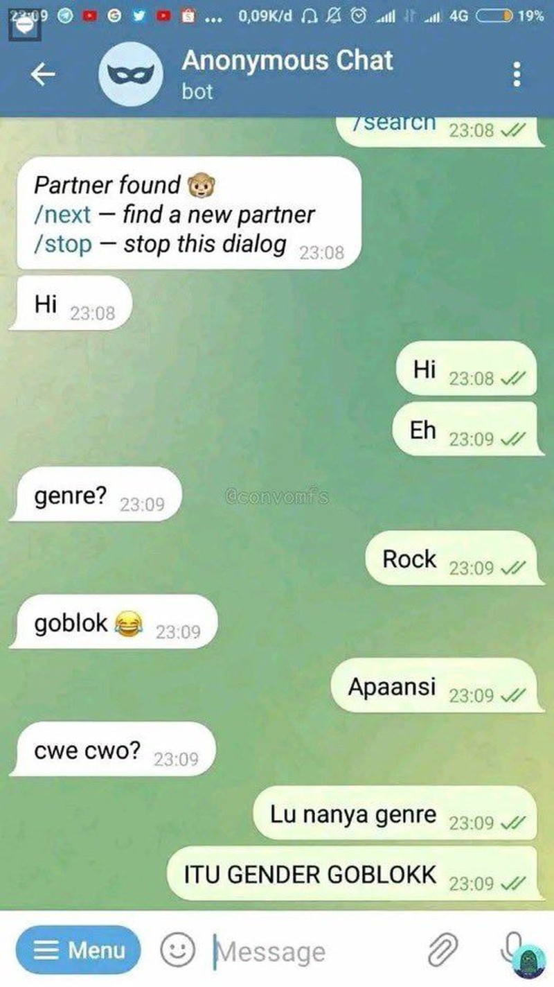 Kumpulan chat random