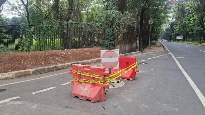 Lokasi tewasnya 3 pekerja dalam gorong-gorong, Jaktim.
